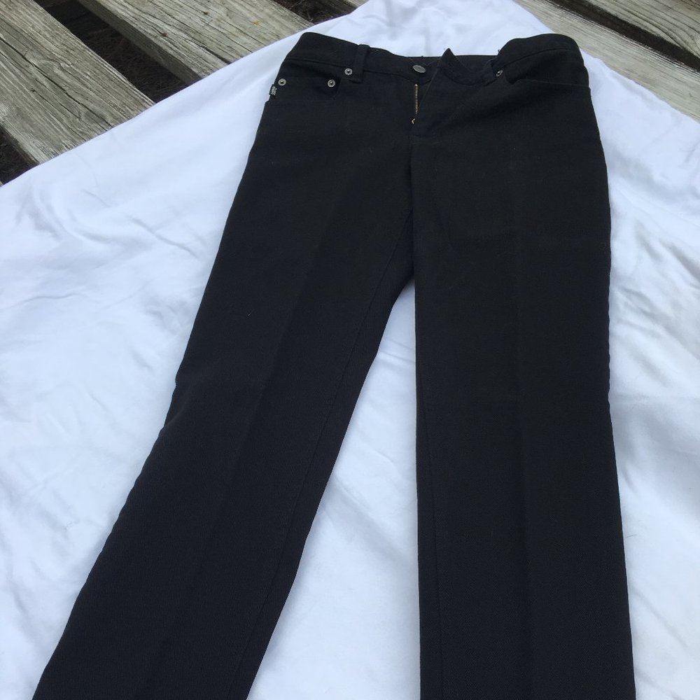 Ralph Lauren Black straight leg jeans.
